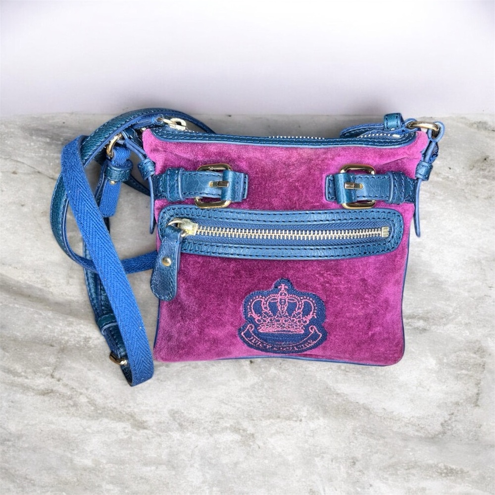 Vintage Y2K Juicy Couture Velour crossbody Sling bag